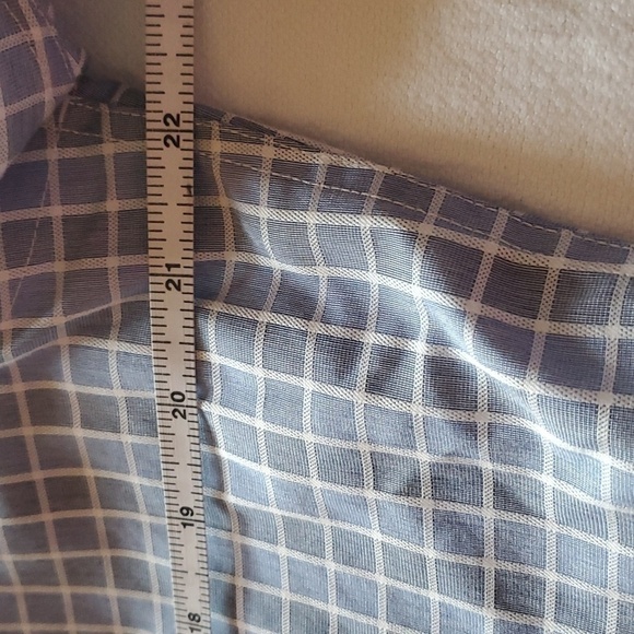 Egara Non-Iron Slim Fit Long Sleeve Casual Button Down Sz. L Shirt - Picture 8 of 11
